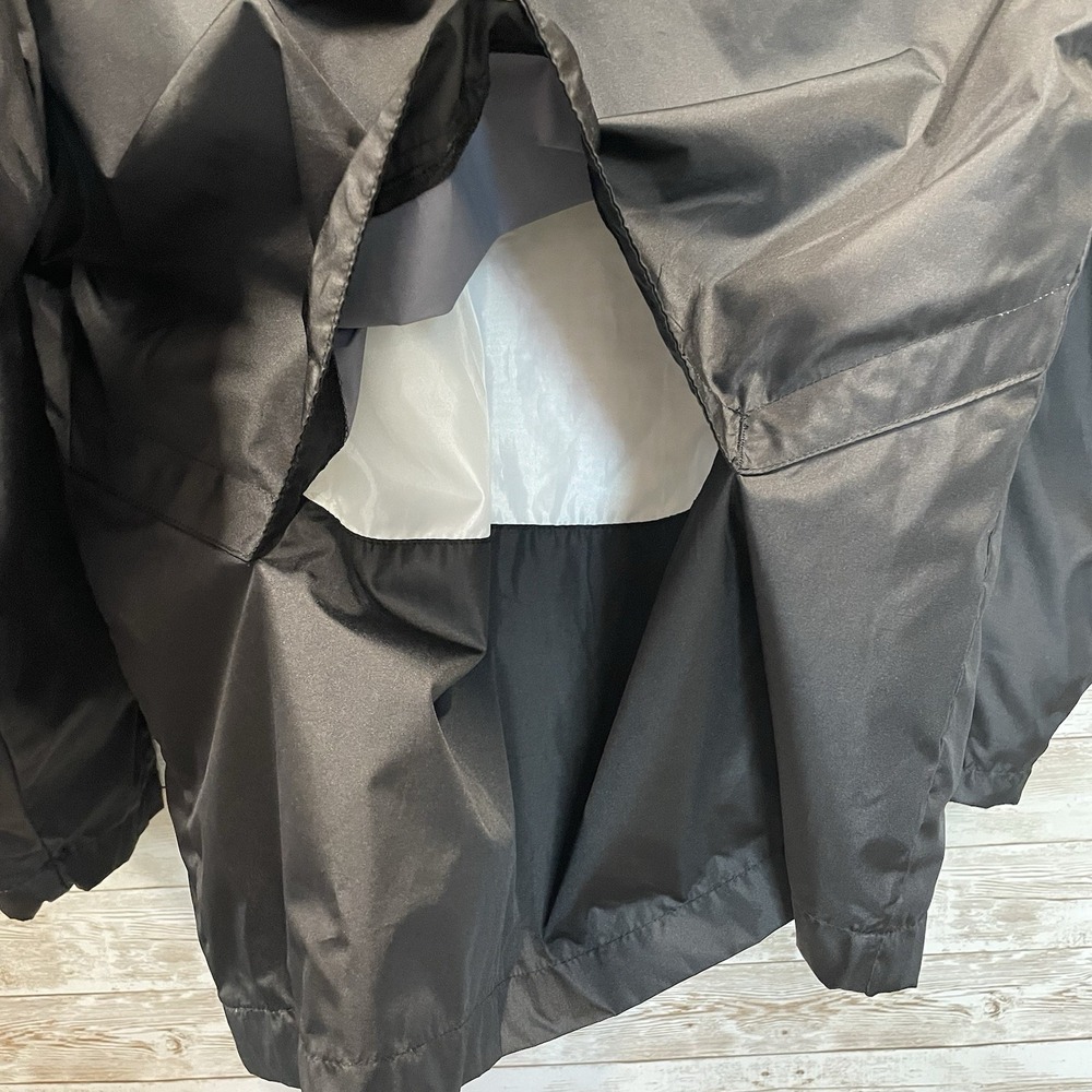 NFL Team Apparel Steelers Youth L 14/16 Windbreaker Jacket Full Zip Black Gold - Picture 8 of 11
